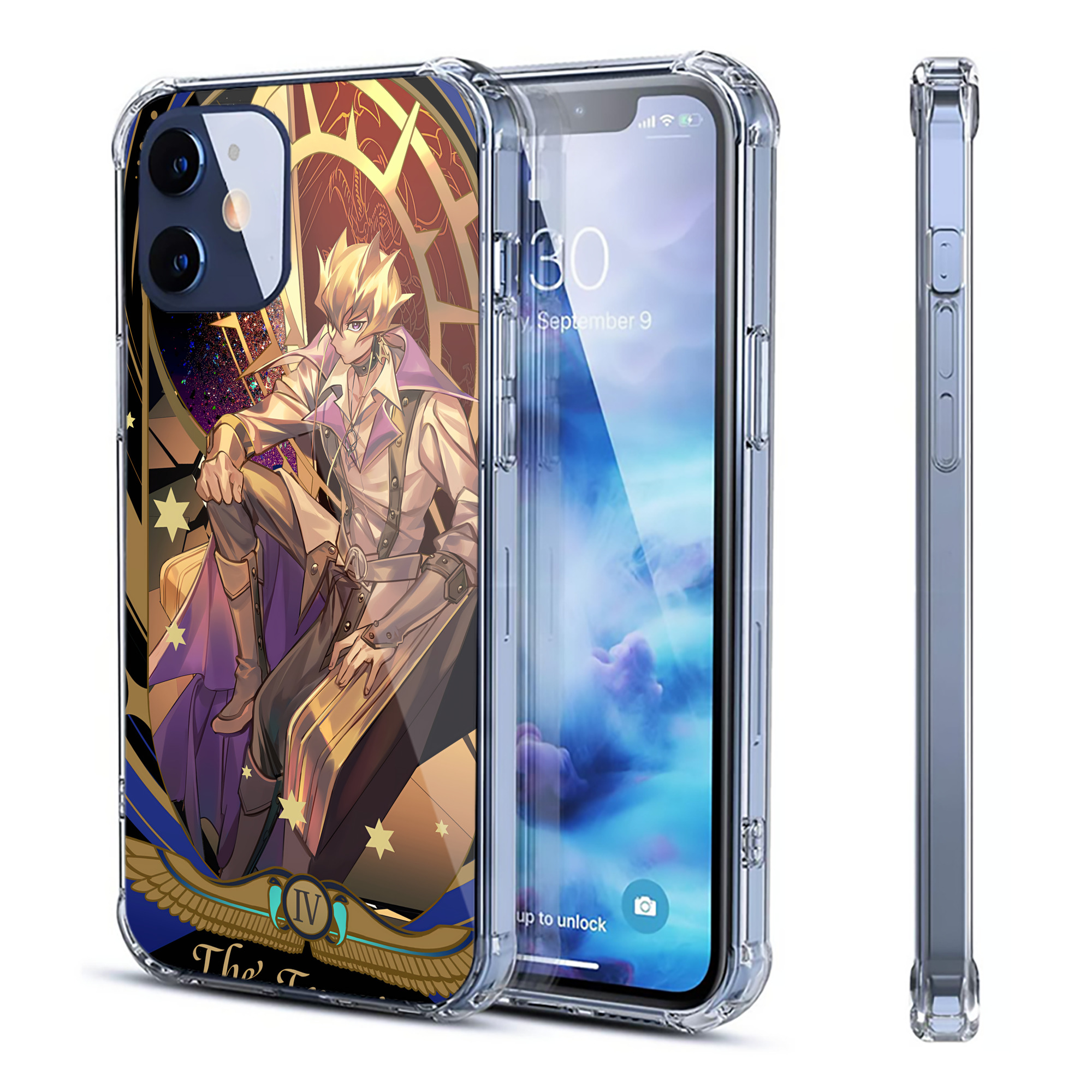 （画像用） 遊☆戯☆王 Yu-Gi-Oh! 【iPhone 12シリーズ対応】透明スマホケース（クリアソフトケース）